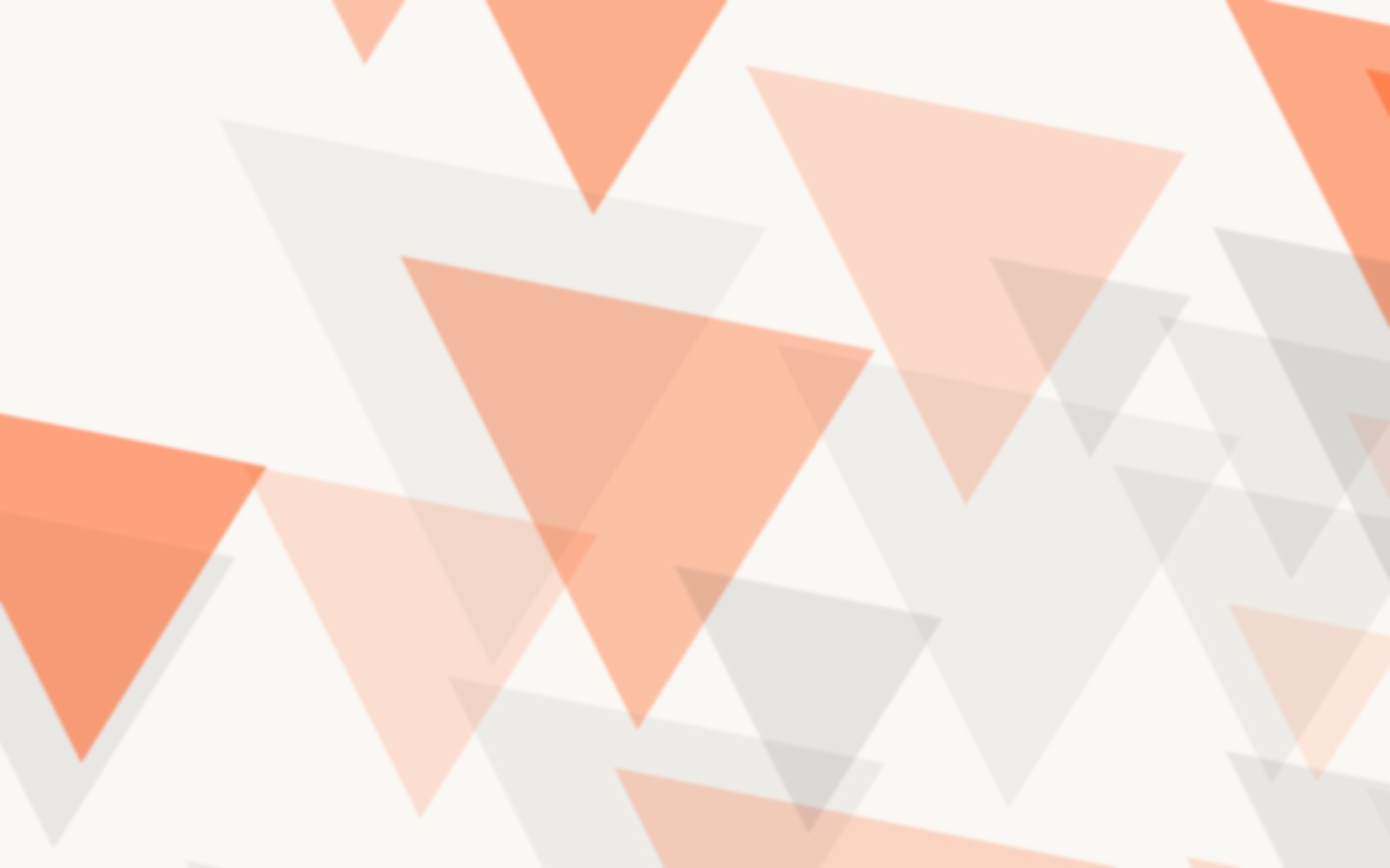 Abstract orange and grey triangle composition