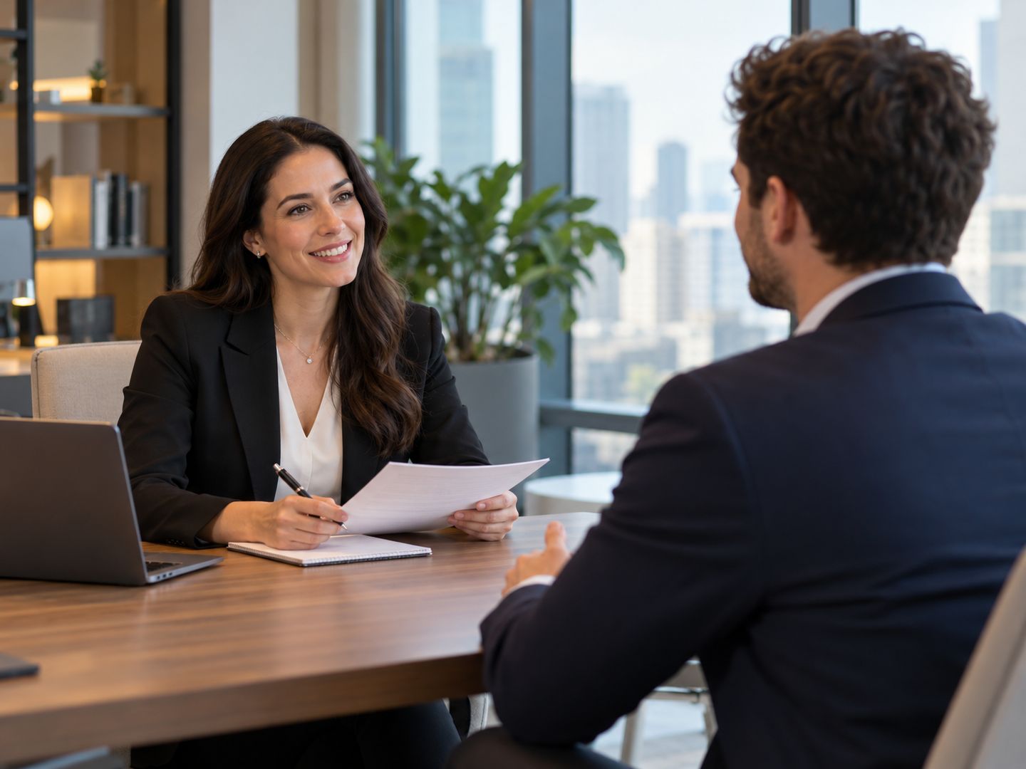 Hiring conversation in the Arshan office