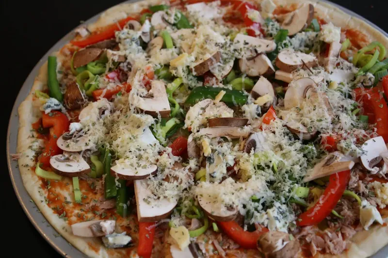 Pizza ready for the oven